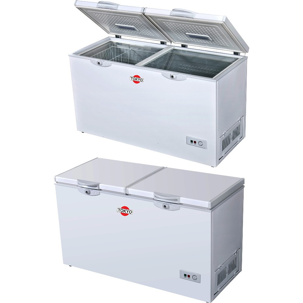 CONGELADOR TOKYO 337L NETO 2T DOBLE TAPA CIEGA+VIDRIO TCON4002TCV