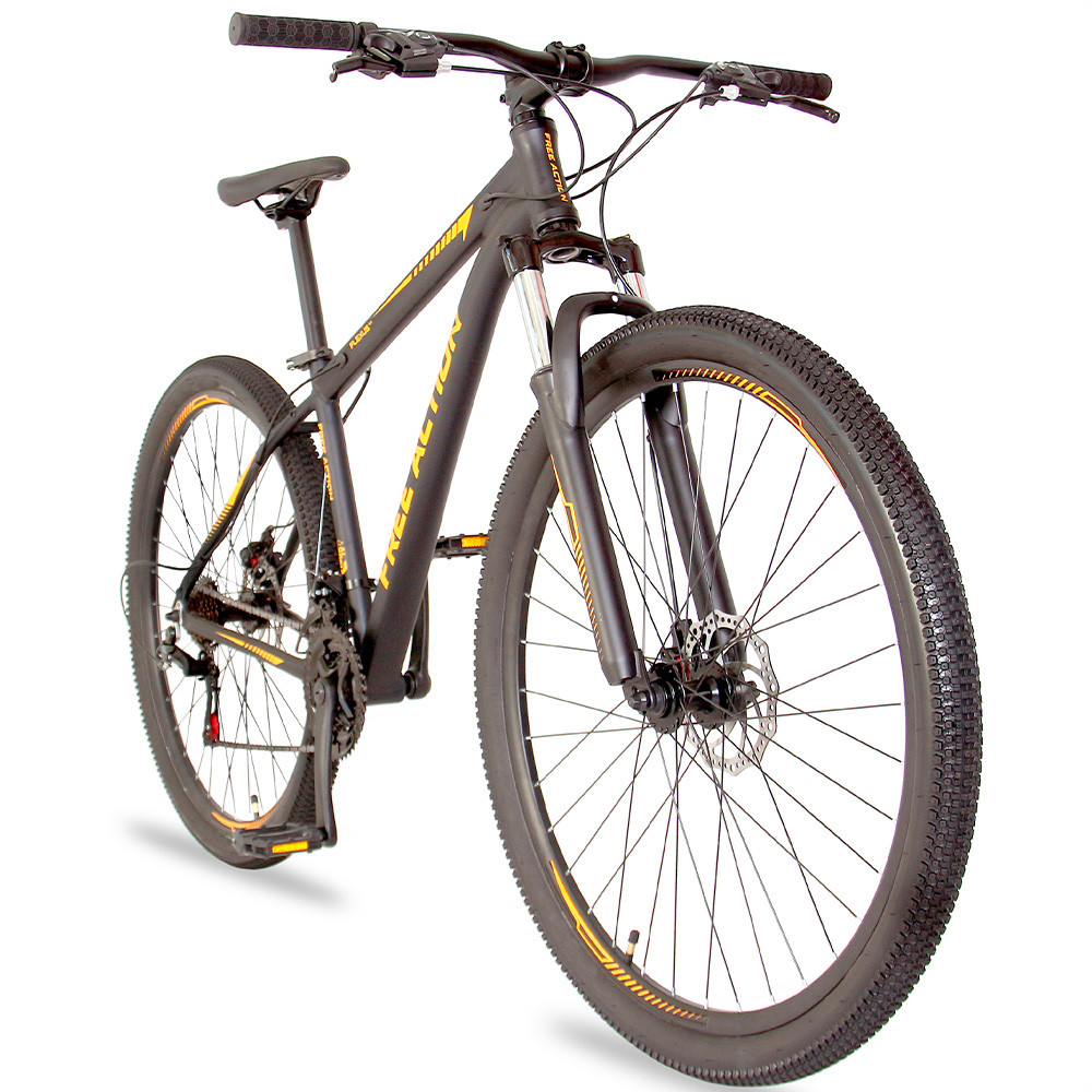 BIC FREE AC ARO 29 ALUM 21V MASC FLEXUS 3.0 DISK BRAKE GRAFITO/NARANJA- NGO