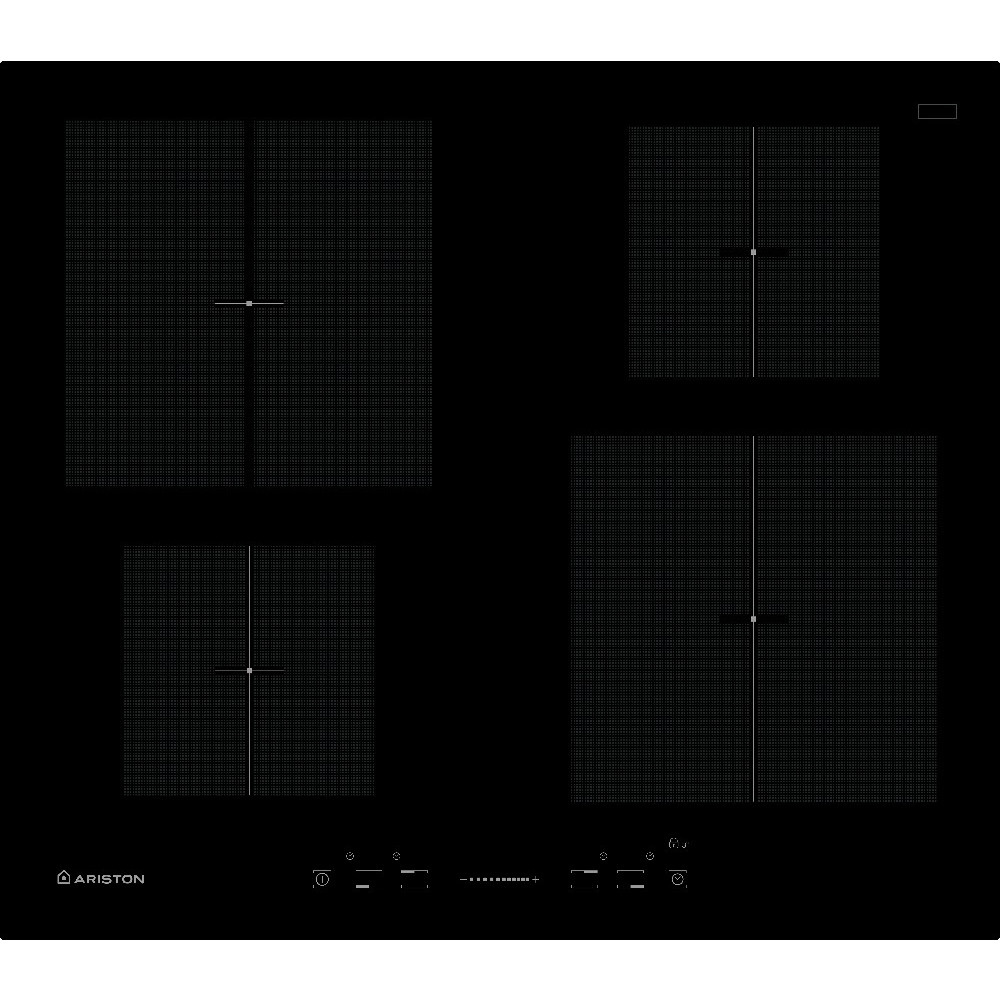 ANAFE INDUCCION ARISTON NIA640B 4HOR VITROCERAMICO TOUCH- NGO