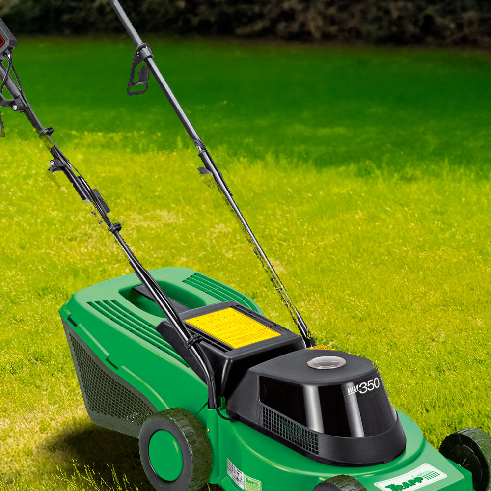 CORTACESPED TRAPP 1300W C/RECOLECTOR 33CM DE CORTE + BORDEADORA TRAPP MASTER 1800W C/RUEDAS