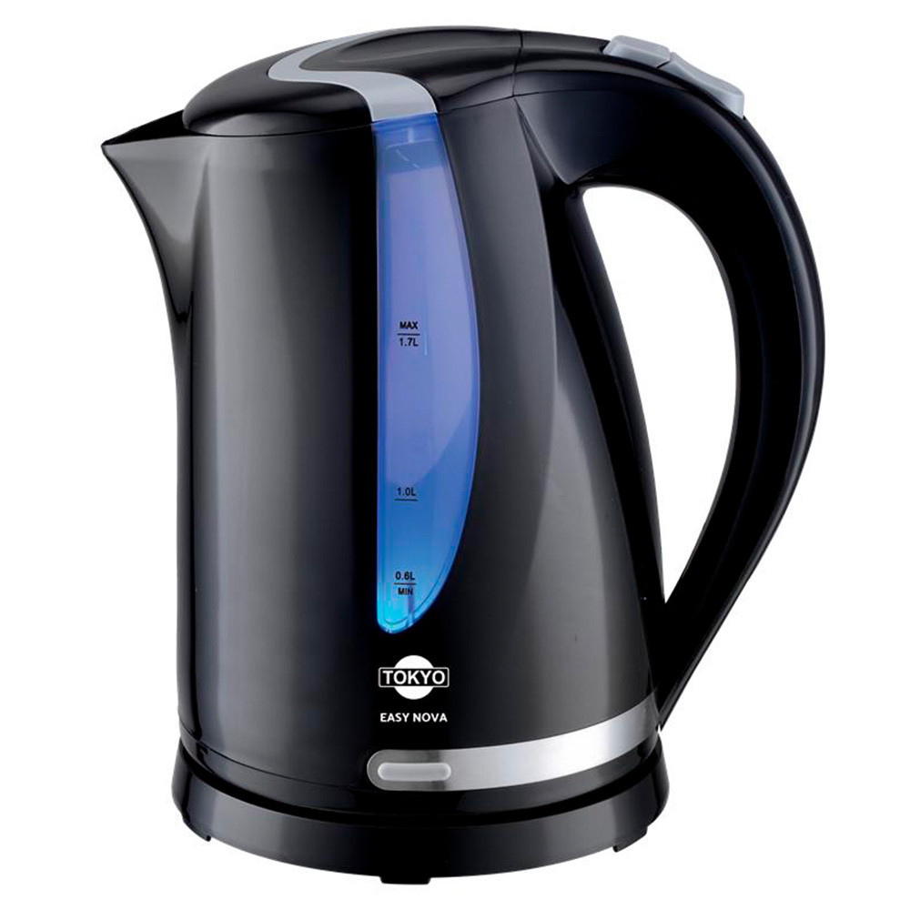 HERVIDORA TOKYO 1.7L EASY NOVA BLACK NEGRA JARRA PLASTICA