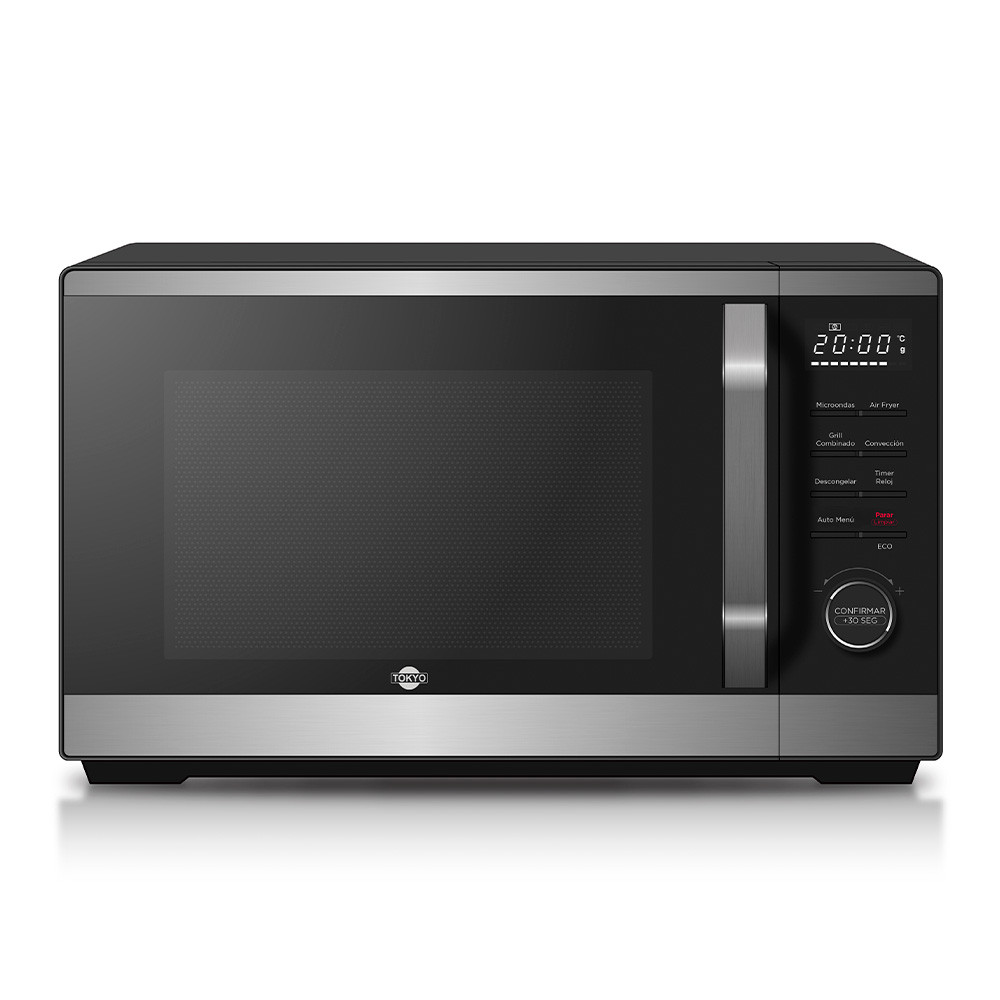 MICROONDAS AIRFRYER + GRILL TOKYO 23 LTS. INTERIOR ACERO INOX PANTALLA LED 1.300- NGO