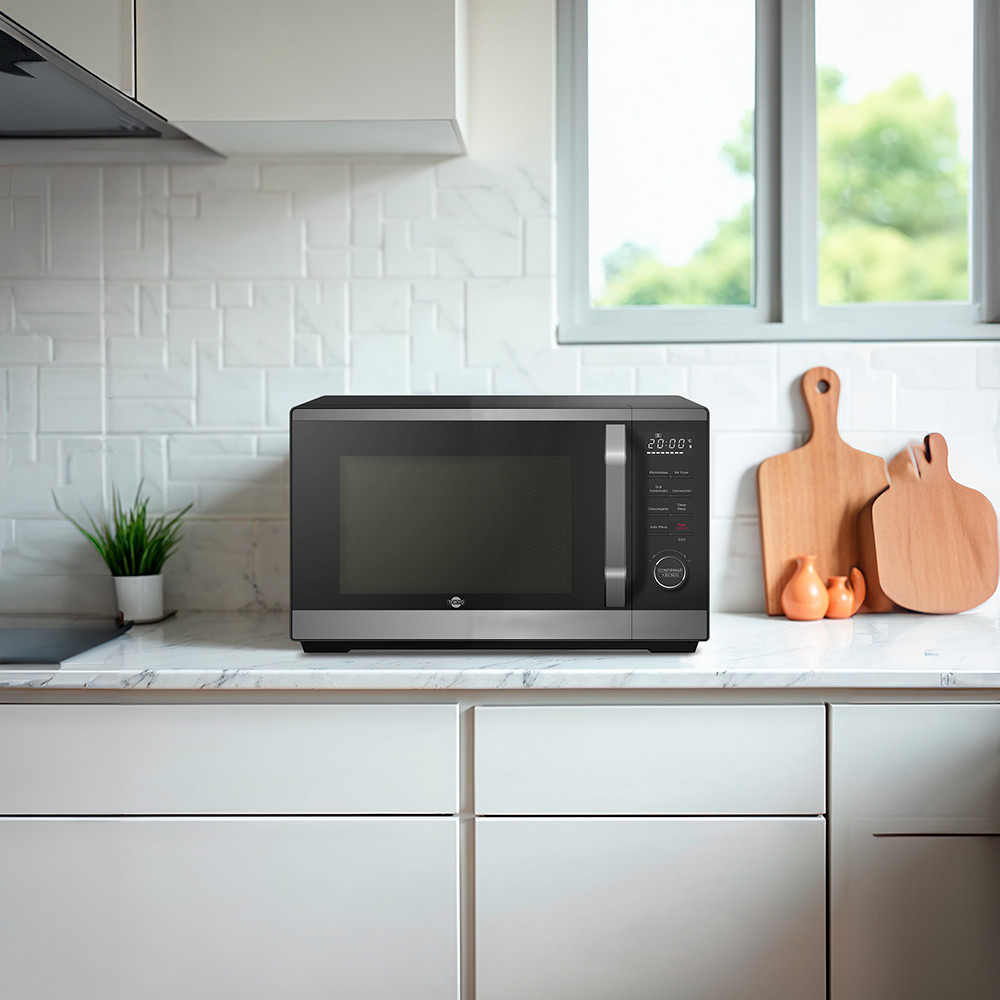 MICROONDAS AIRFRYER + GRILL TOKYO 23 LTS. INTERIOR ACERO INOX