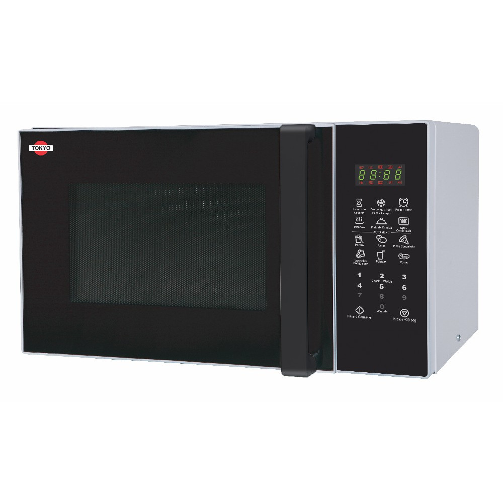 MICROONDAS TOKYO MOD TOK30B 30 LTRS DIGITAL C/GRILL BLANCO 220V