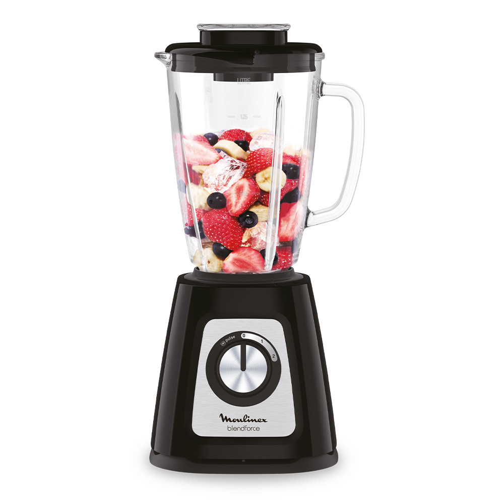 LICUADORA MOULINEX LM435 2V 1,75L 800W VASO VIDRIO NEGRO- NGO