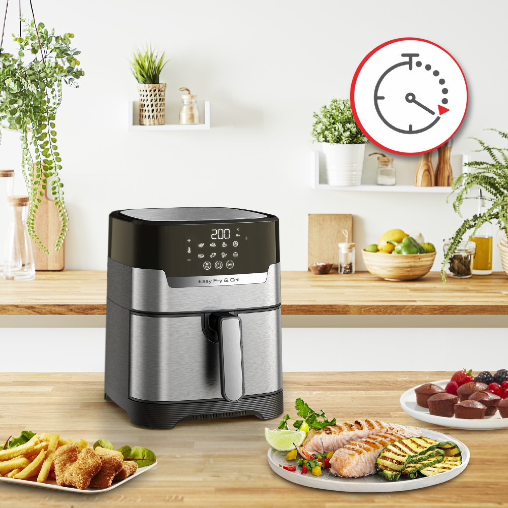 FREIDORA EASY FRY & GRILL DIG. INOX EZ505 MOULINEX 4.2L 1550W 220V/50HZ- NGO