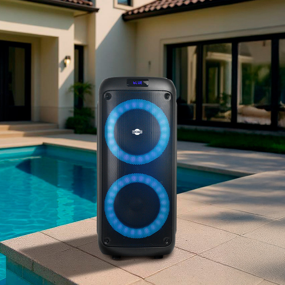 PARLANTE TOKYO PARTY PRO 17" BATERIA 12V/4500MAH 100RMS BLUETOOH FM/USB 1 MIC.- NGO