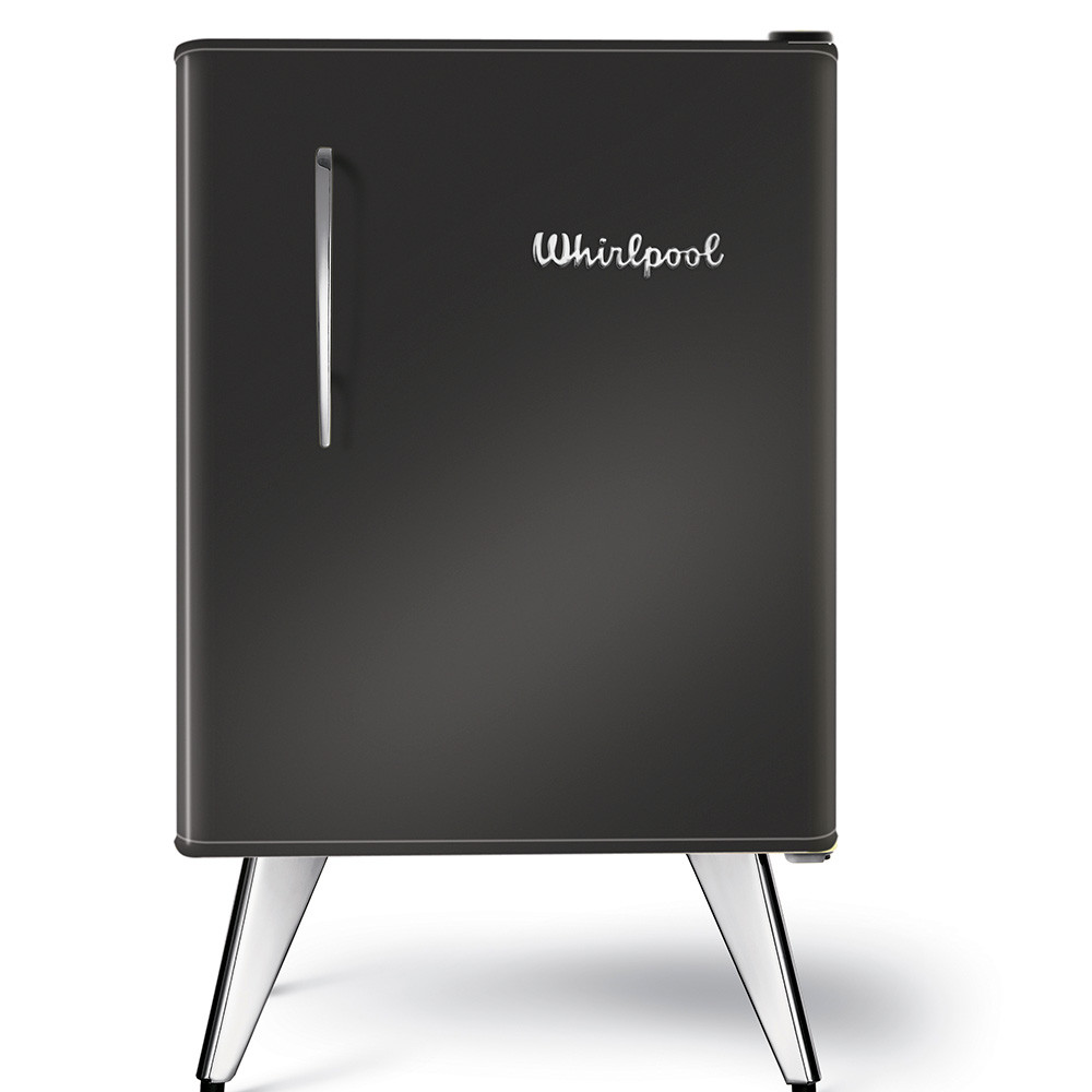 FRIGOBAR WHIRLPOOL VINTAGE WRA08BVD NEGRO 76L FRIO HUMEDO + ADAPTADOR- NGO