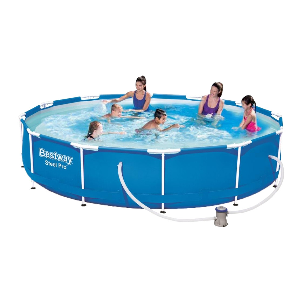 PISCINA BESTWAY 6.473L STEEL PRO C/ESTRUCTURA METALICA/ FILTRO/ CELESTE 56681