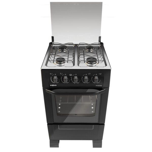 COCINA ENXUTA SUPERGAS 4H NEGRO T. DE VIDRIO