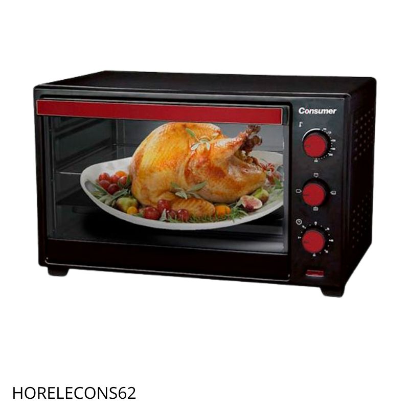 HORNO ELECTRICO CONSUMER C/TIMER + BATIDORA PLANETARIA CONSUMER 1000W 6V