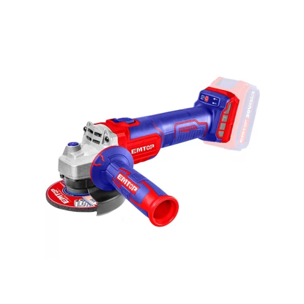 AMOLADORA EMTOP A BATERIA 115MM BL+ACC+1BAT 20V ELAG211541