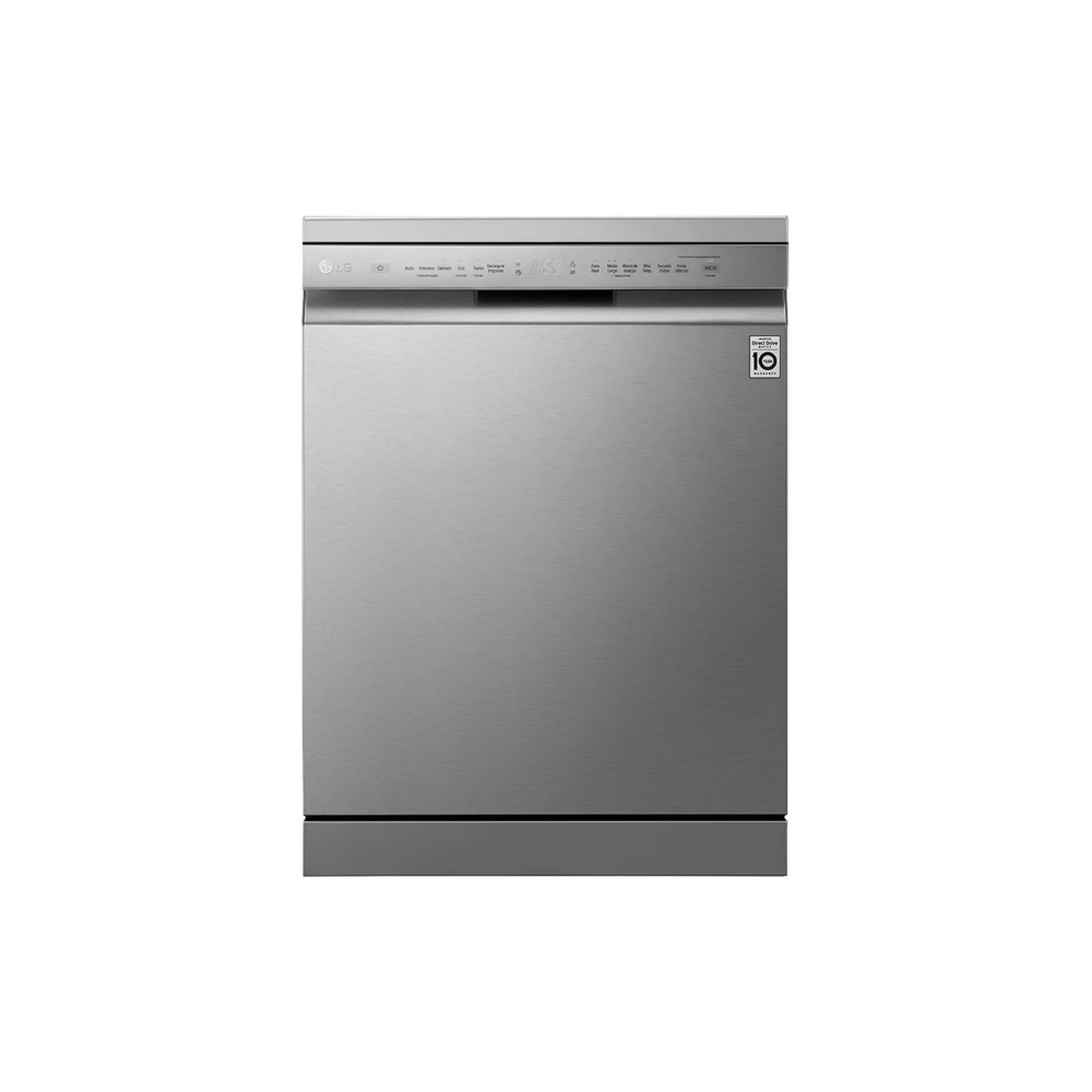 LAVAVAJILLAS LG DF222FP INVERTER INOX 60CM - 14 CUBIERTOS