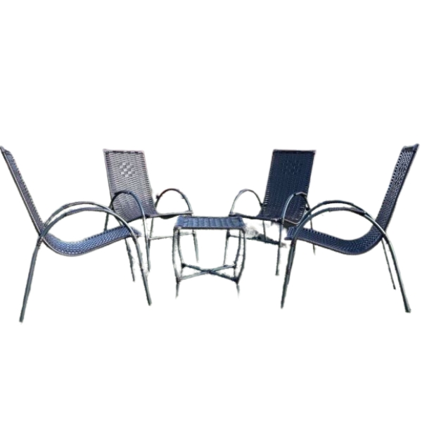 JUEGO DE JARDIN ARANZA 4 SILLAS MOVELMAX