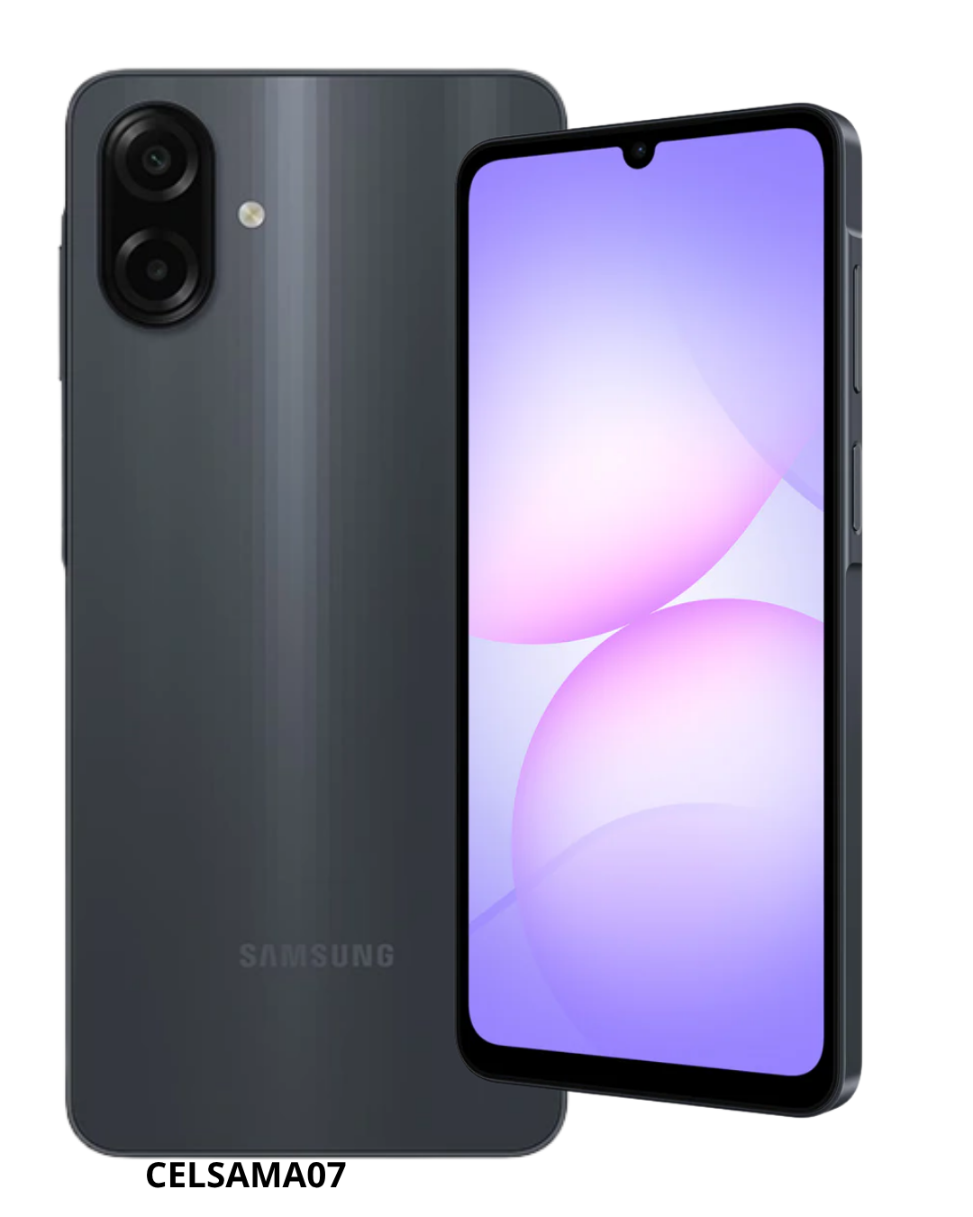 CELULAR SAMSUNG A07 128GB ROM / 4GB RAM NEGRO