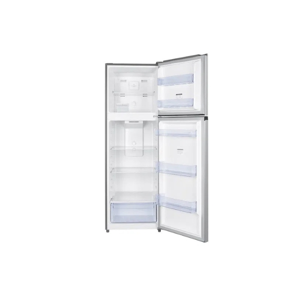 HELADERA TCL 350 L 2 PUERTAS FRIO SECO INOX