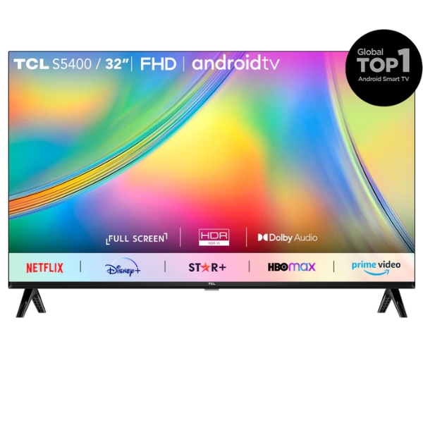 TV TCL SMART 32 ANDROID R32 FHD FRAMELESS 32S5400AF