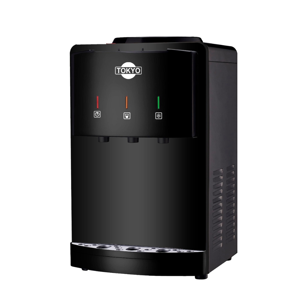 BEBEDERO DE MESA TOKYO CRYSTAL BE1128B NEGRO F/C/NATURAL CON COMPRESSOR