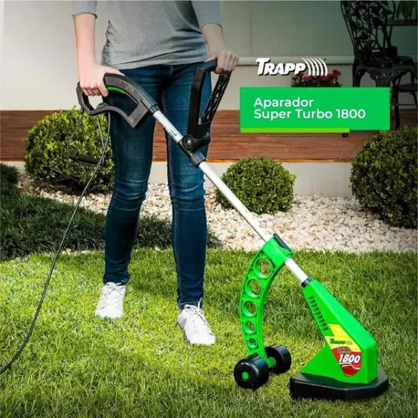 CORTACESPED TRAPP 1300W C/RECOLECTOR 33CM DE CORTE + BORDEADORA TRAPP MASTER 1800W C/RUEDAS