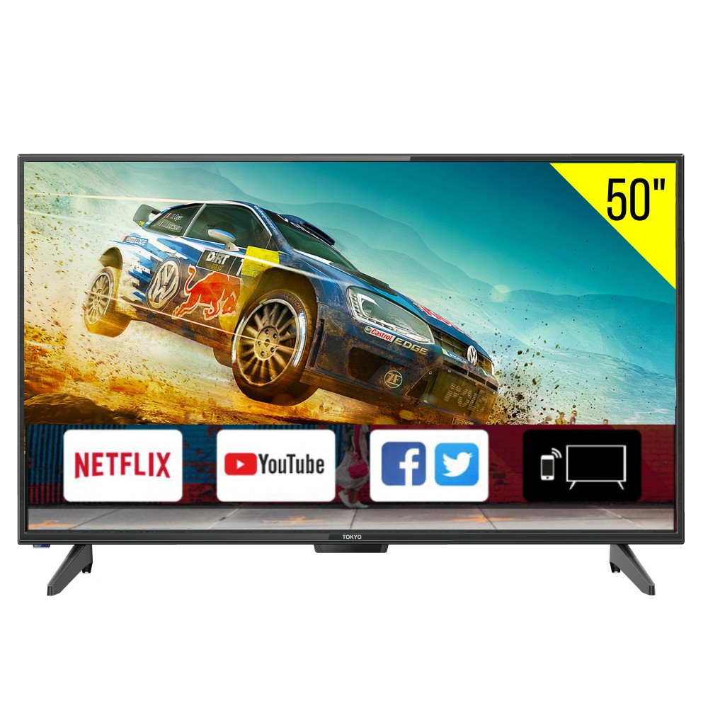 LED TOKYO SMART 50" 4K UHD HDMI*3 USB*2 (MULTI)+NETFLIX+SOPORTE