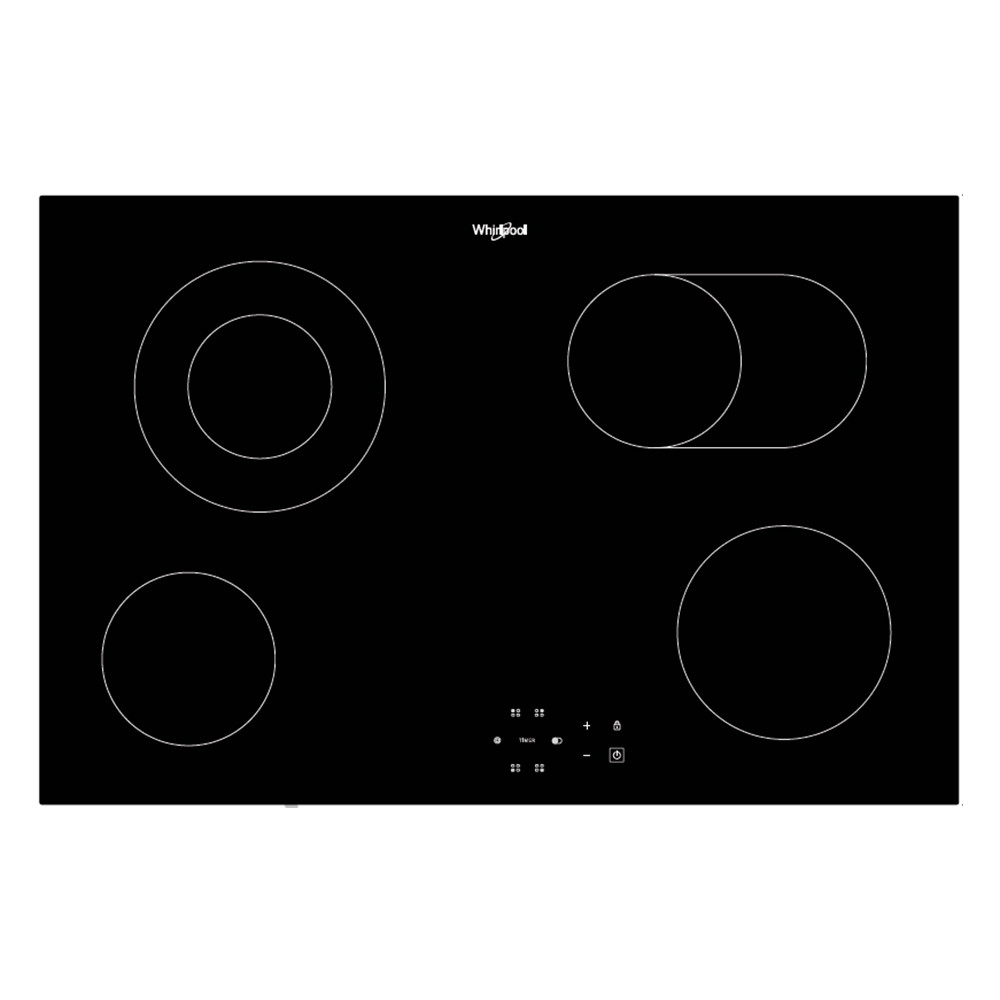 ANAFE WHIRLPOOL ELECT WDF77DIM VITROCERAMICO 77CM
