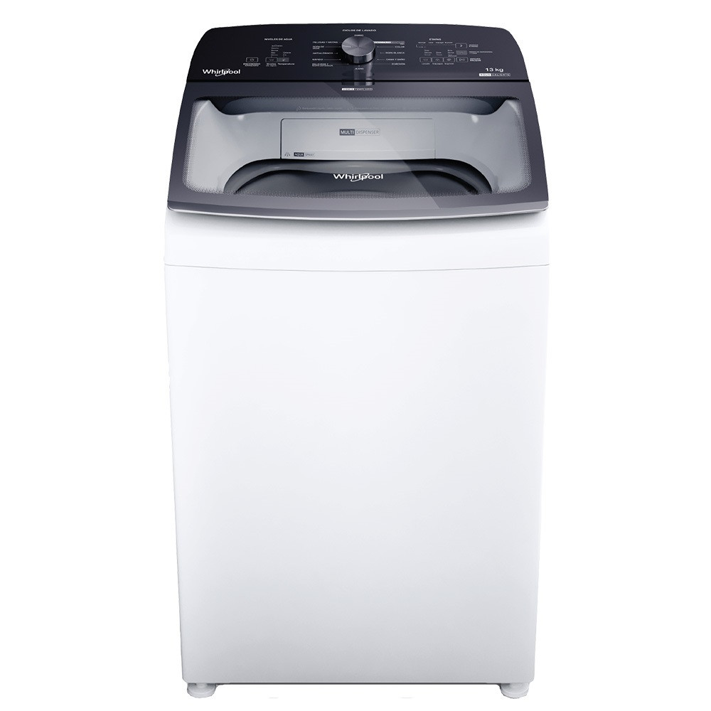 LAVARROPAS WHIRLPOOL WWH13BB 13KG C.SUP BLANCO 750RPM C/AGUA CALIENTE