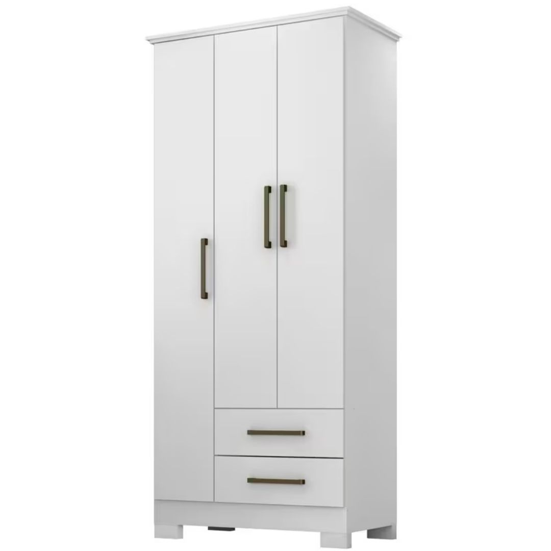 ROPERO ZANZINI FRANCA 3 PUERTAS 2C BLANCO 2276